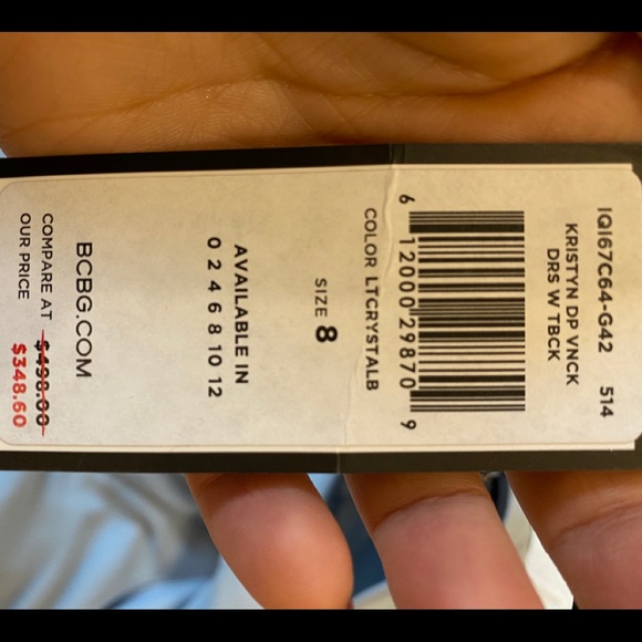 BCBG Chiffon long dress - Picture 5 of 5